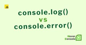 console.loga-vs-console.error